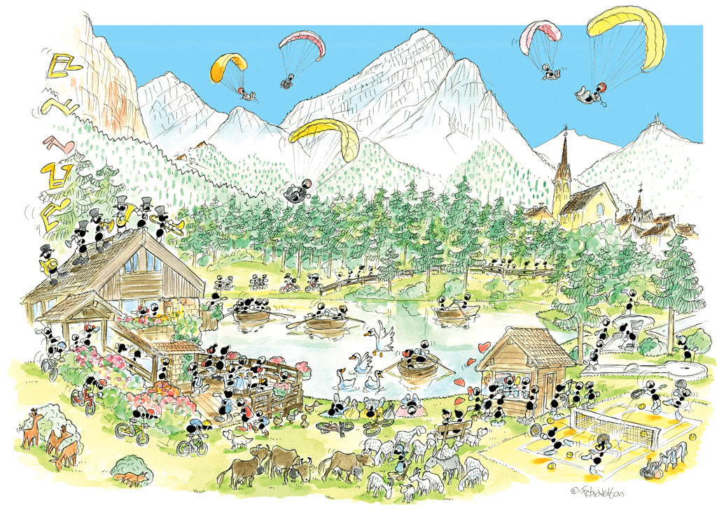 Puzzle "Montagna Estate" 540 pezzi