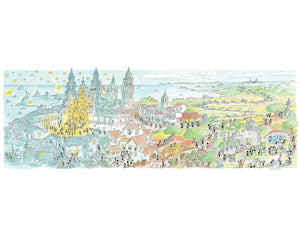 Puzzle "Santiago de Compostela" 1080 pieces