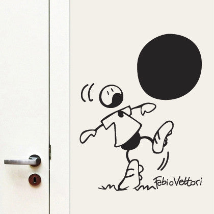 Self Adhesive Vinyl Wall Sticker "Footballer"