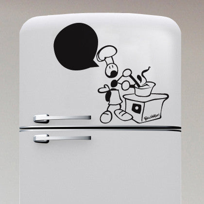 Self-adhesive vinyl wall sticker "Cook"