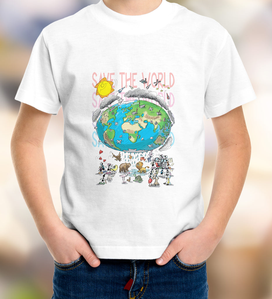 T-shirt "Save the world"