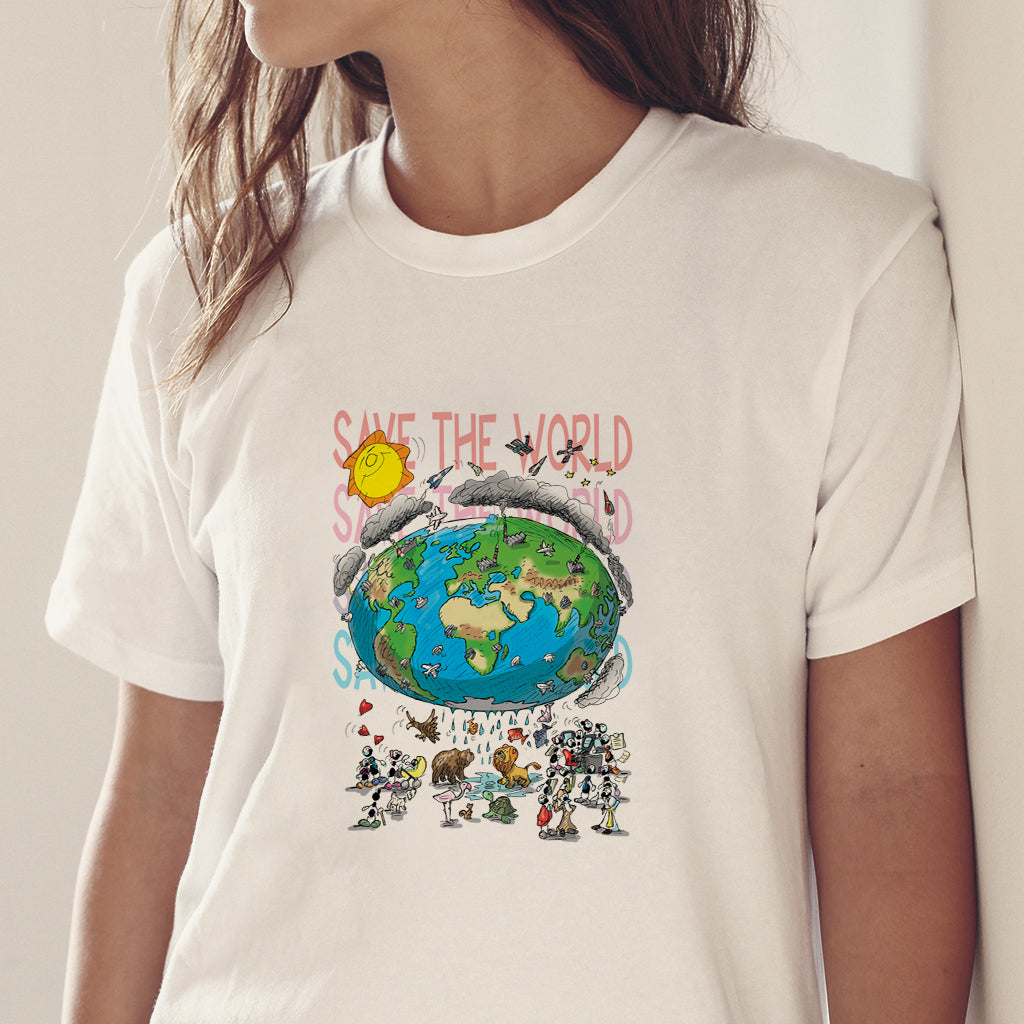 T-shirt "Save the world"