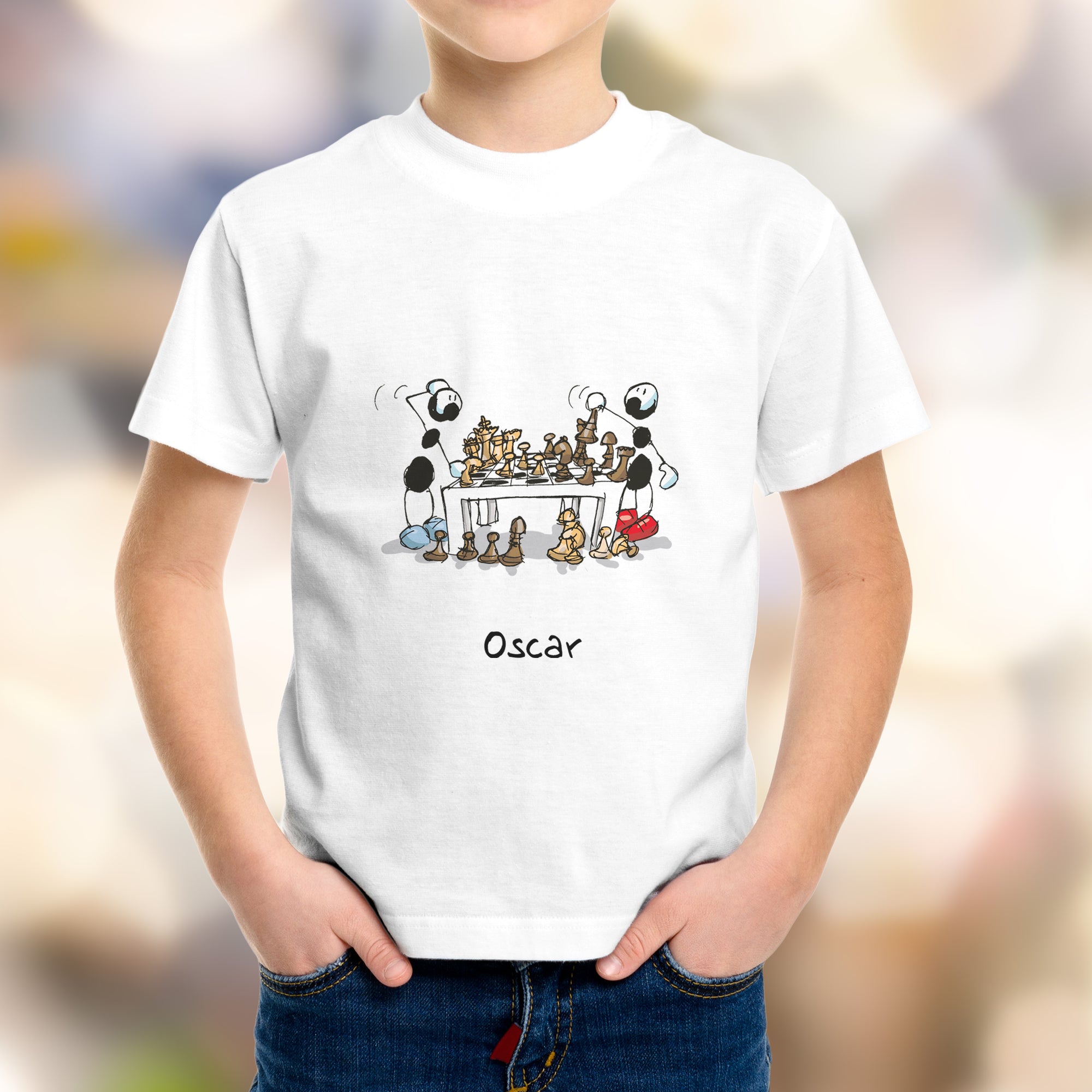 T-Shirt Personalizzata "Scacchi"