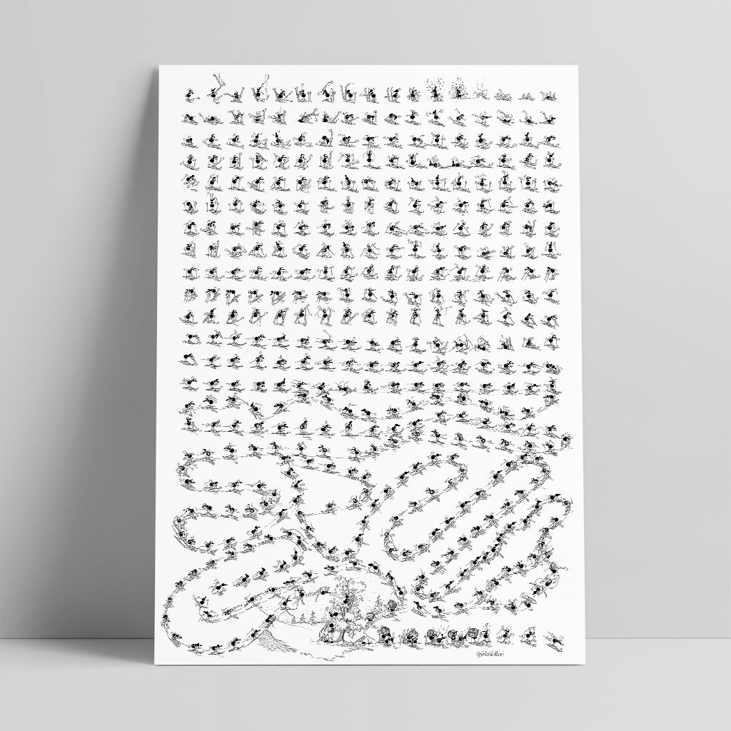 Poster "Sci" 50x70cm
