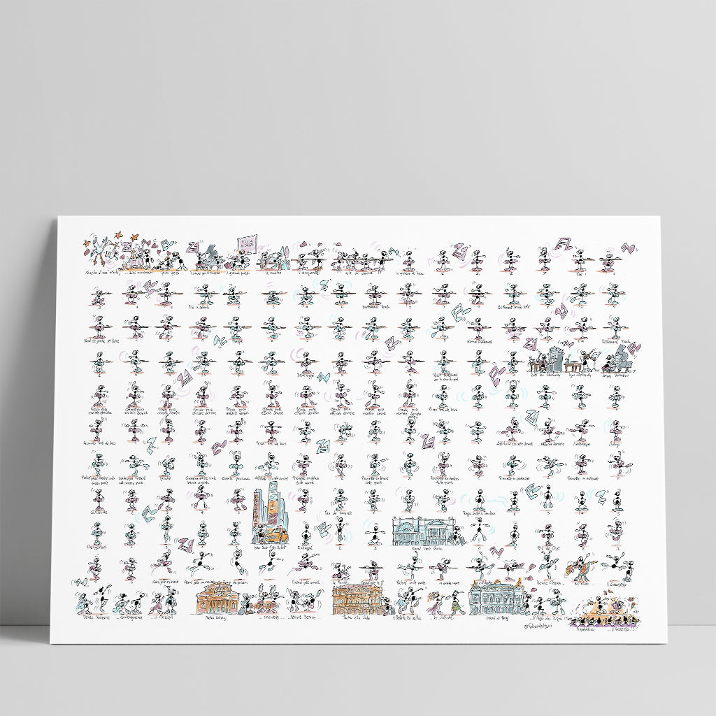 Poster "Scuola di danza" 50x70cm