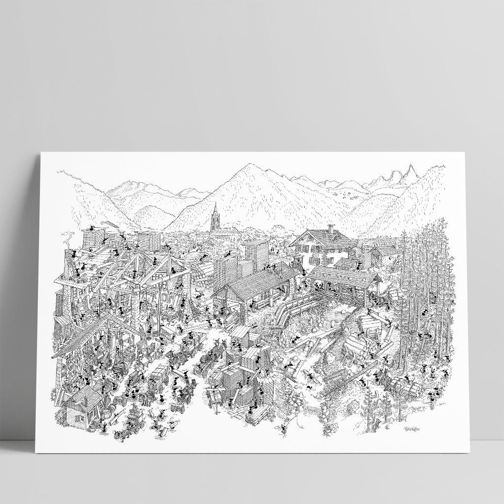 Poster "Segheria" 50x70cm