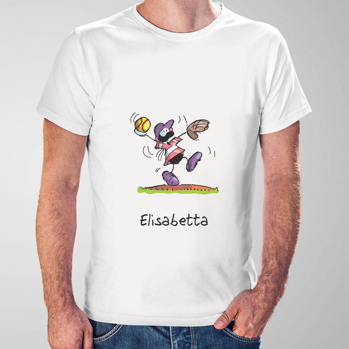 "Softball" Personalized T-Shirt