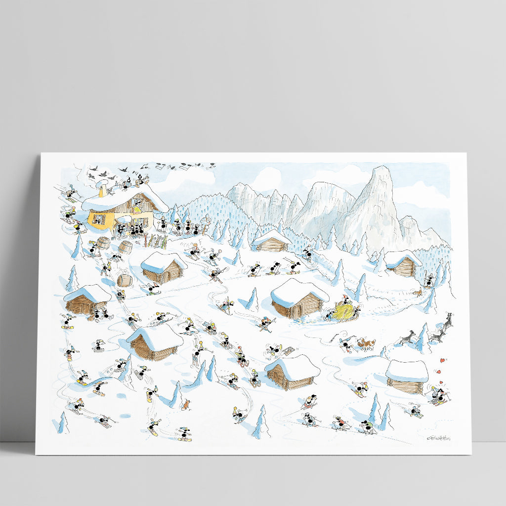 Poster "Sport invernali" 50x70cm