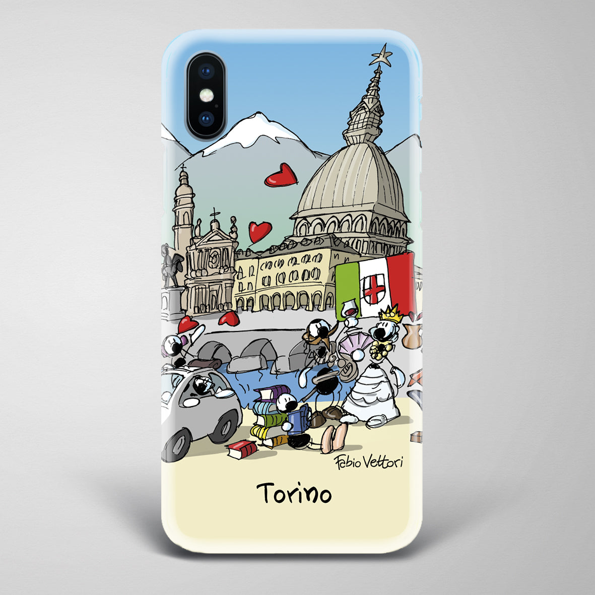 Artistic cover for Smartphone subject "Turin"