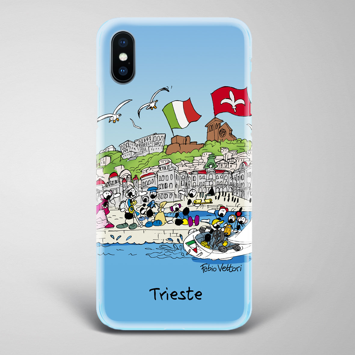 Artistic cover for Smartphone subject "Trieste"
