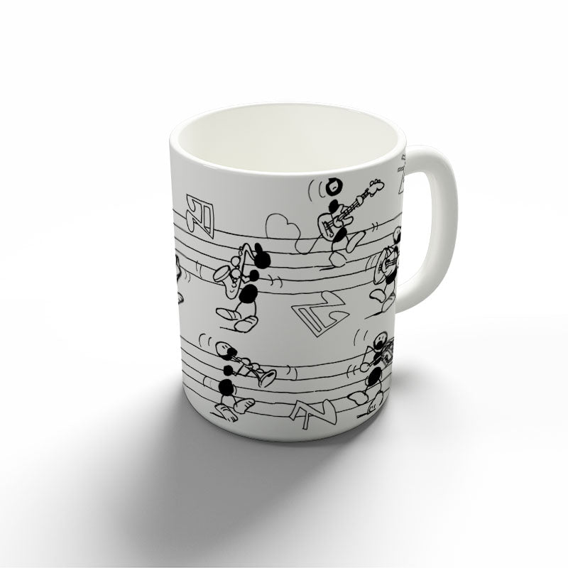 "Black&amp;White Staff" Mug