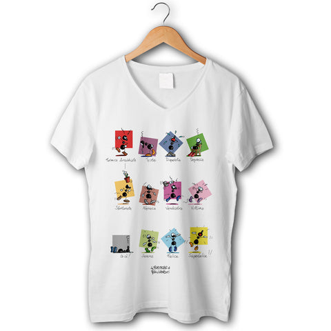 T-shirt donna elasticizzata "Umori"