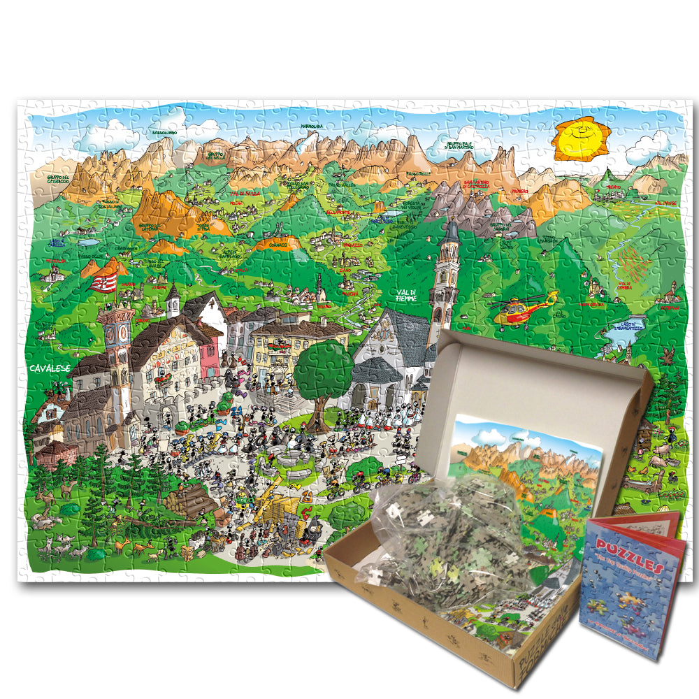Puzzle "Val di Fiemme" 1080 pezzi