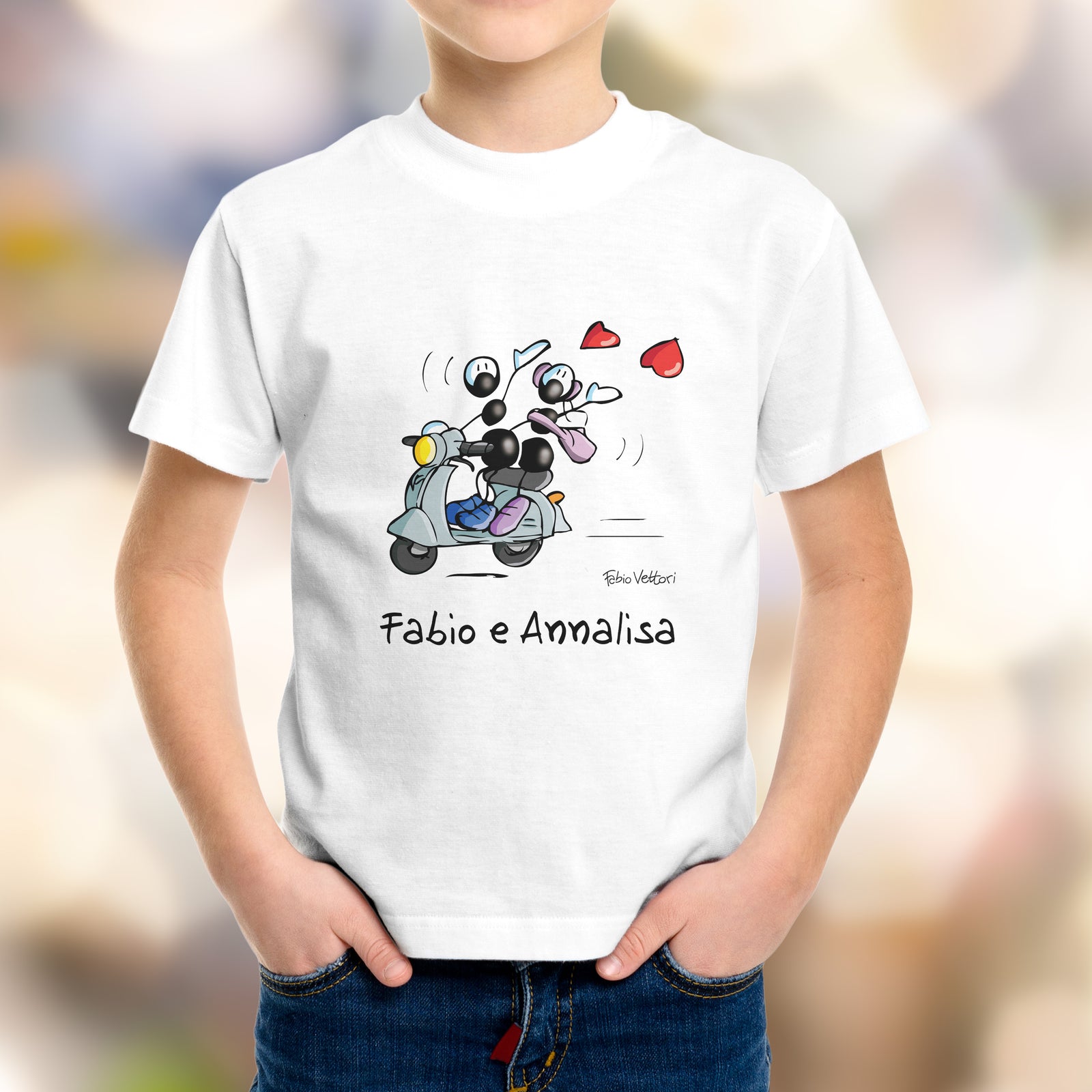 Personalized "Vespa" T-Shirt