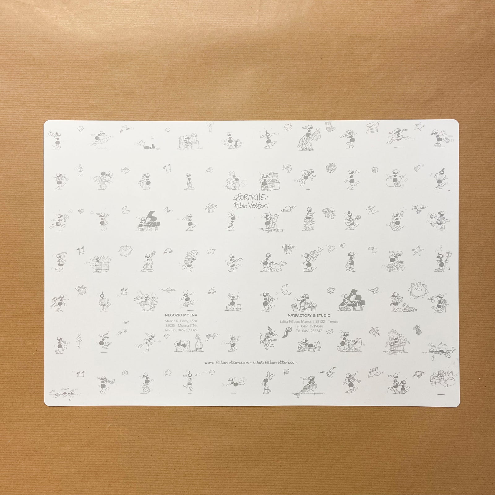 Tovaglietta Americana da tavola "Bianconero"