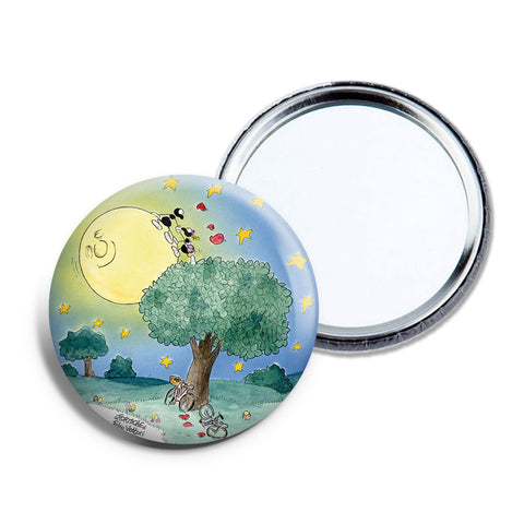Specchietto da borsa Albero innamorati