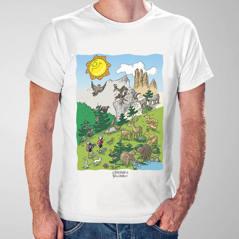 T-shirt "Animali di montagna"