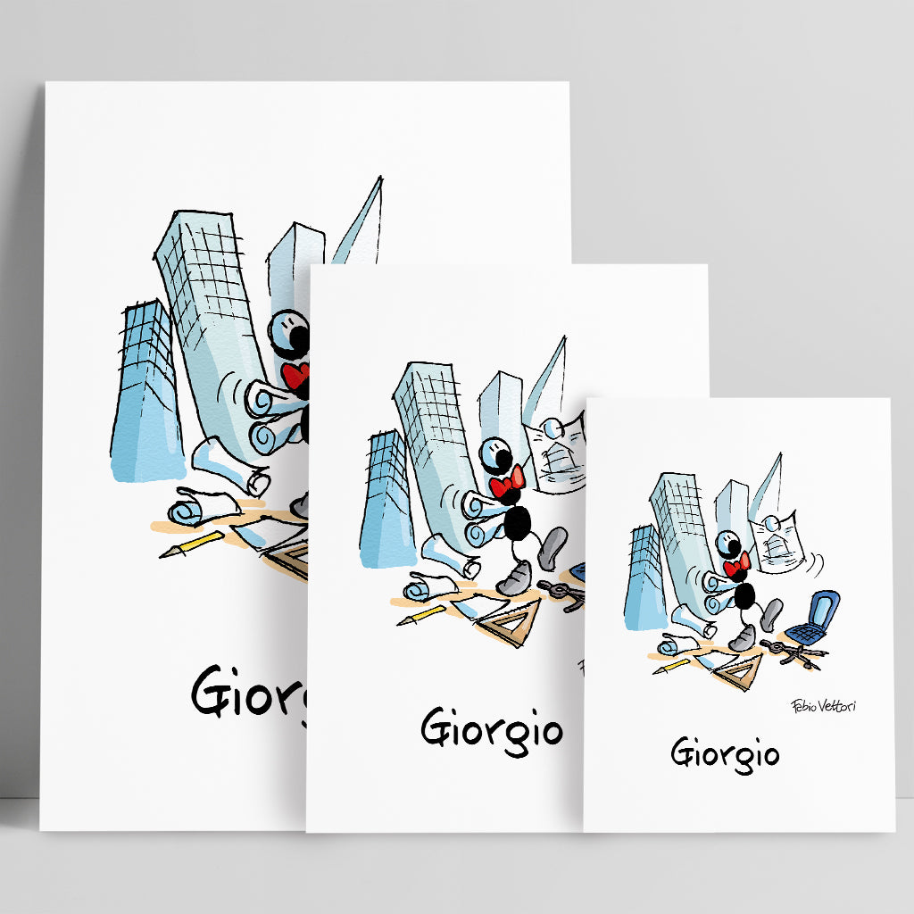 Personalized "Architecture" poster print