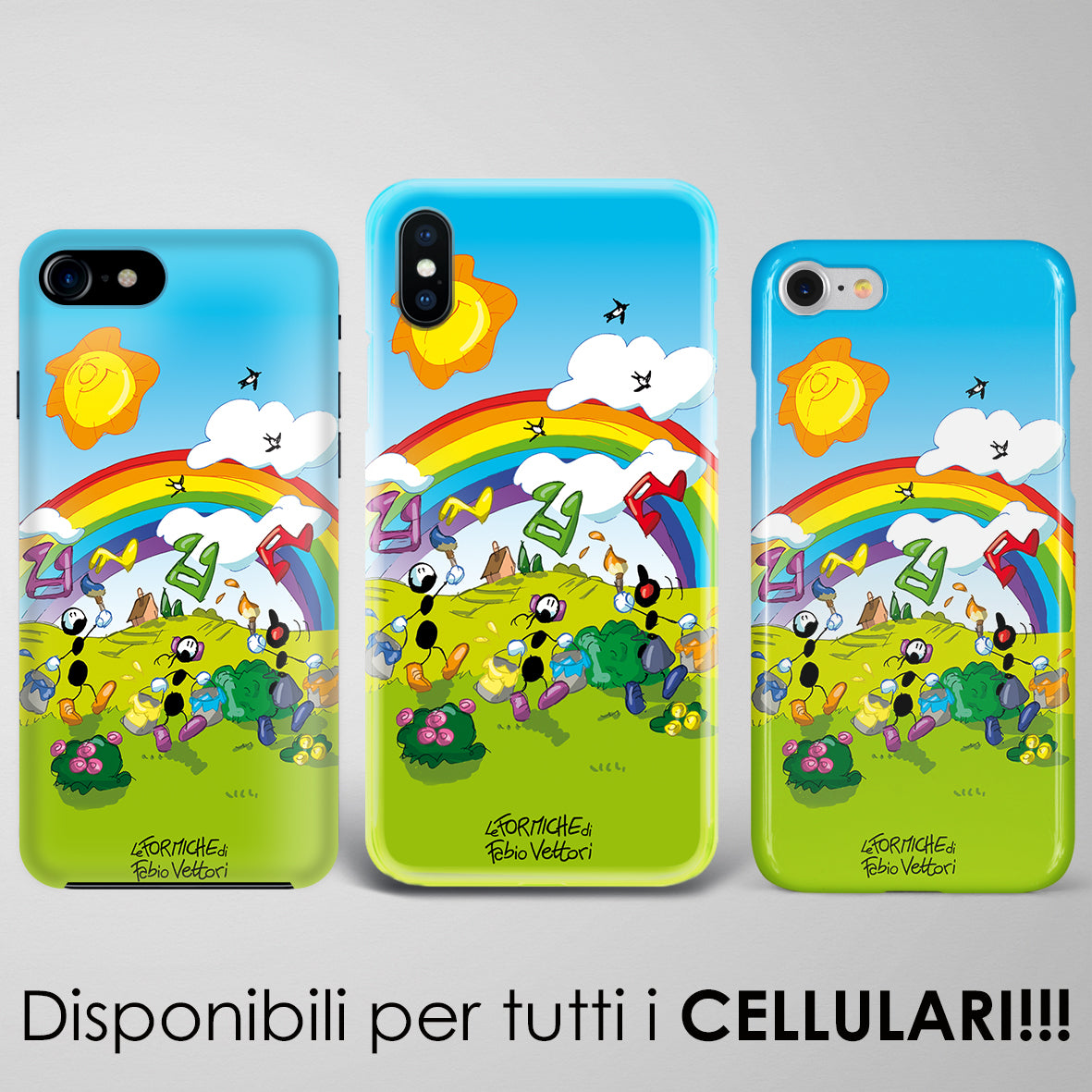 Artistic cover for Smartphone subject "Rainbow"