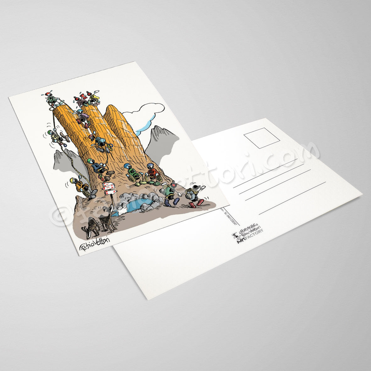 Cartolina "Arrampicata"