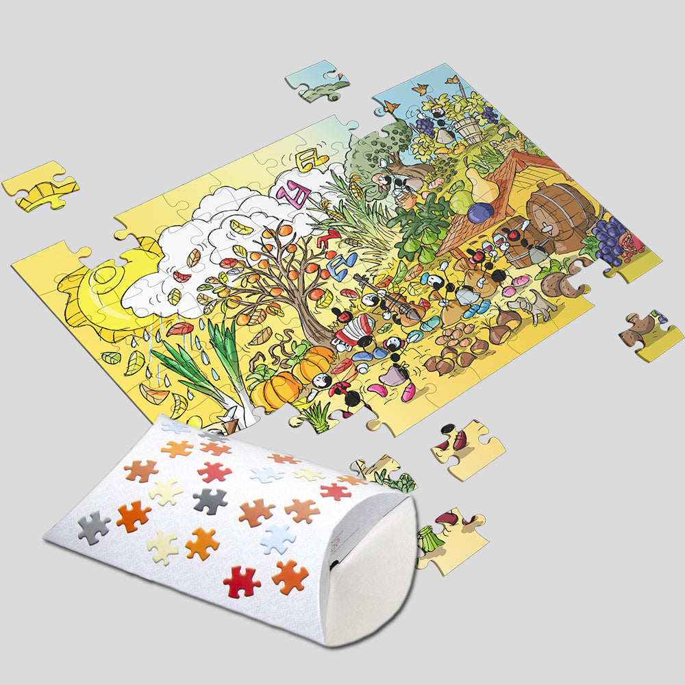 Child puzzle 96 pcs. "Fall"