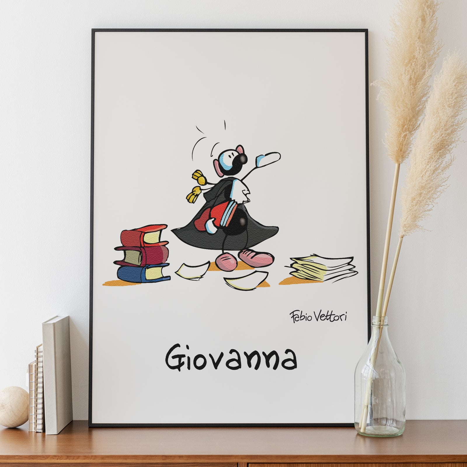 Personalized poster print with "Lawyers" theme