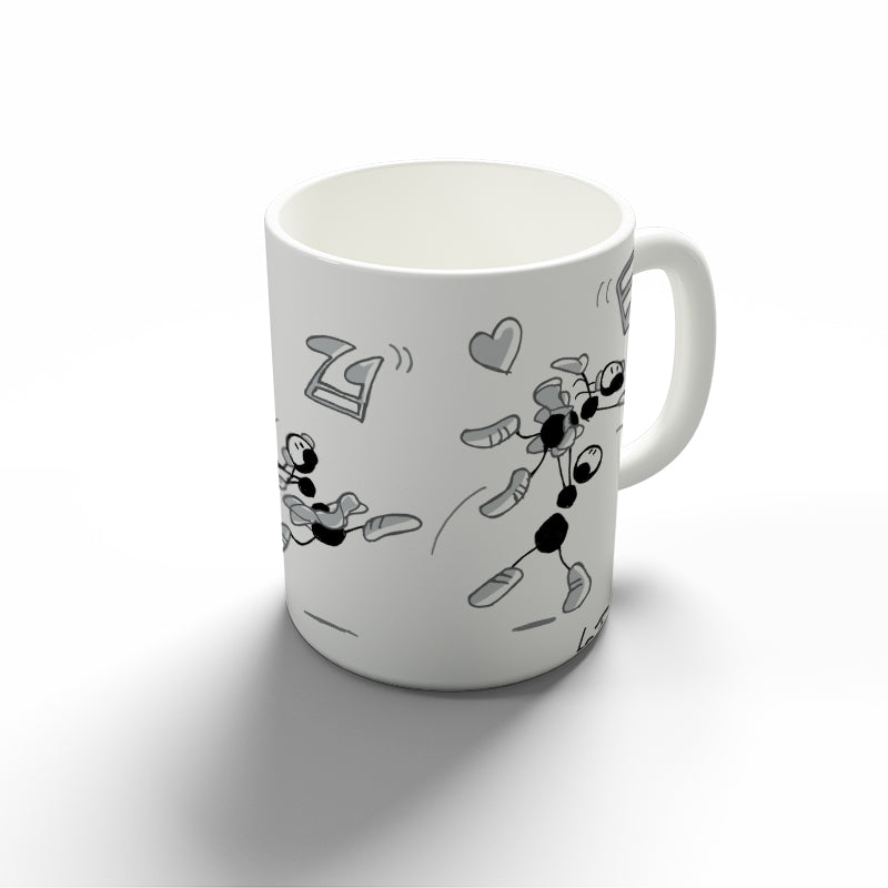 Tazza "Ballerina" B/N
