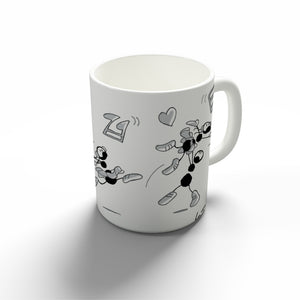 Tazza "Ballerina" B/N