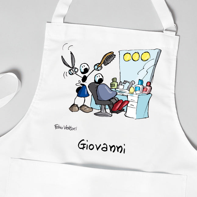 "Barber" Personalized Apron