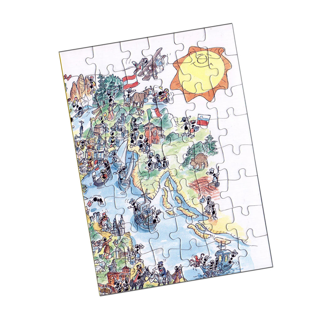 Biglietto Puzzle "Unità d'Italia-NordEst"