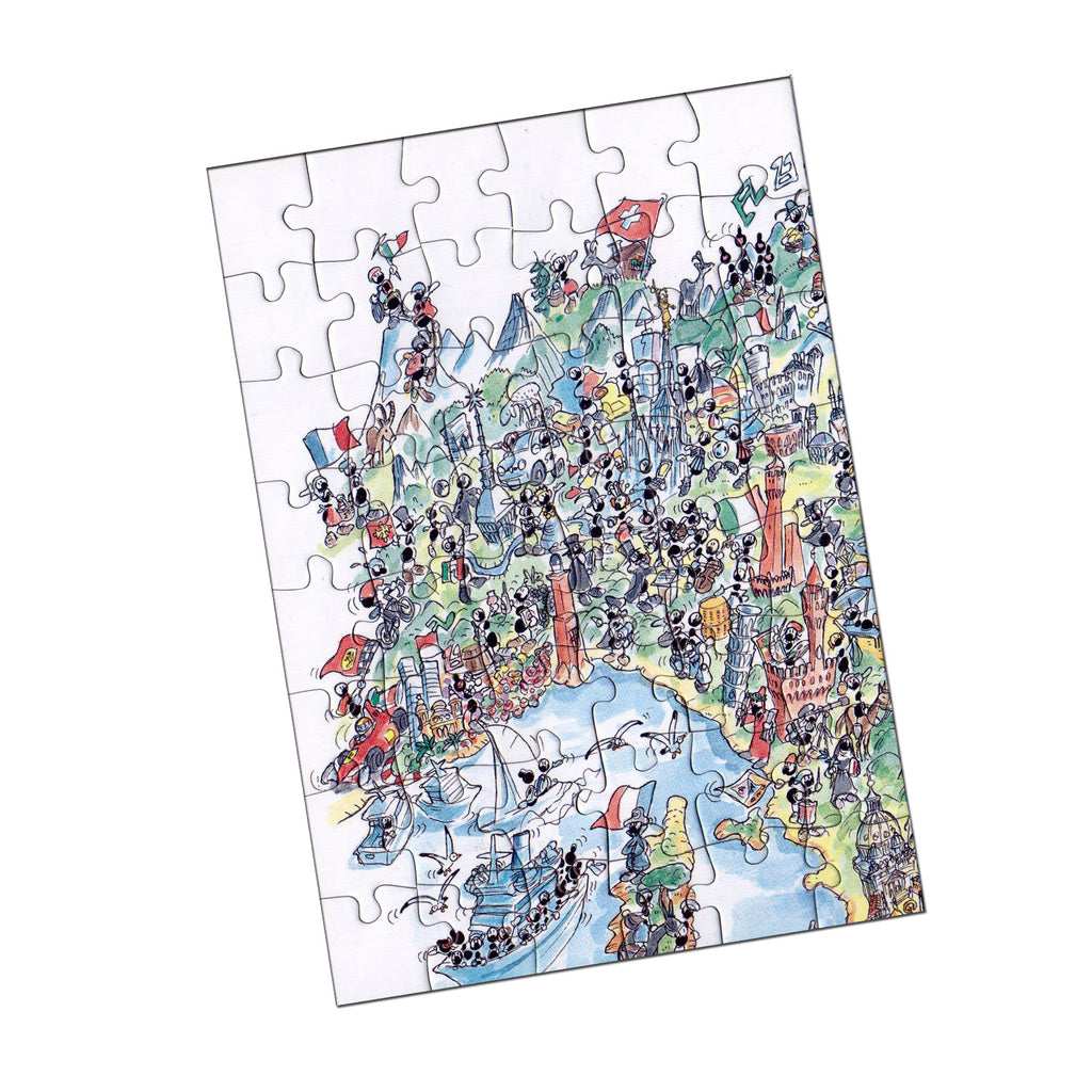 Biglietto Puzzle "Unità d'Italia-NordOvest"