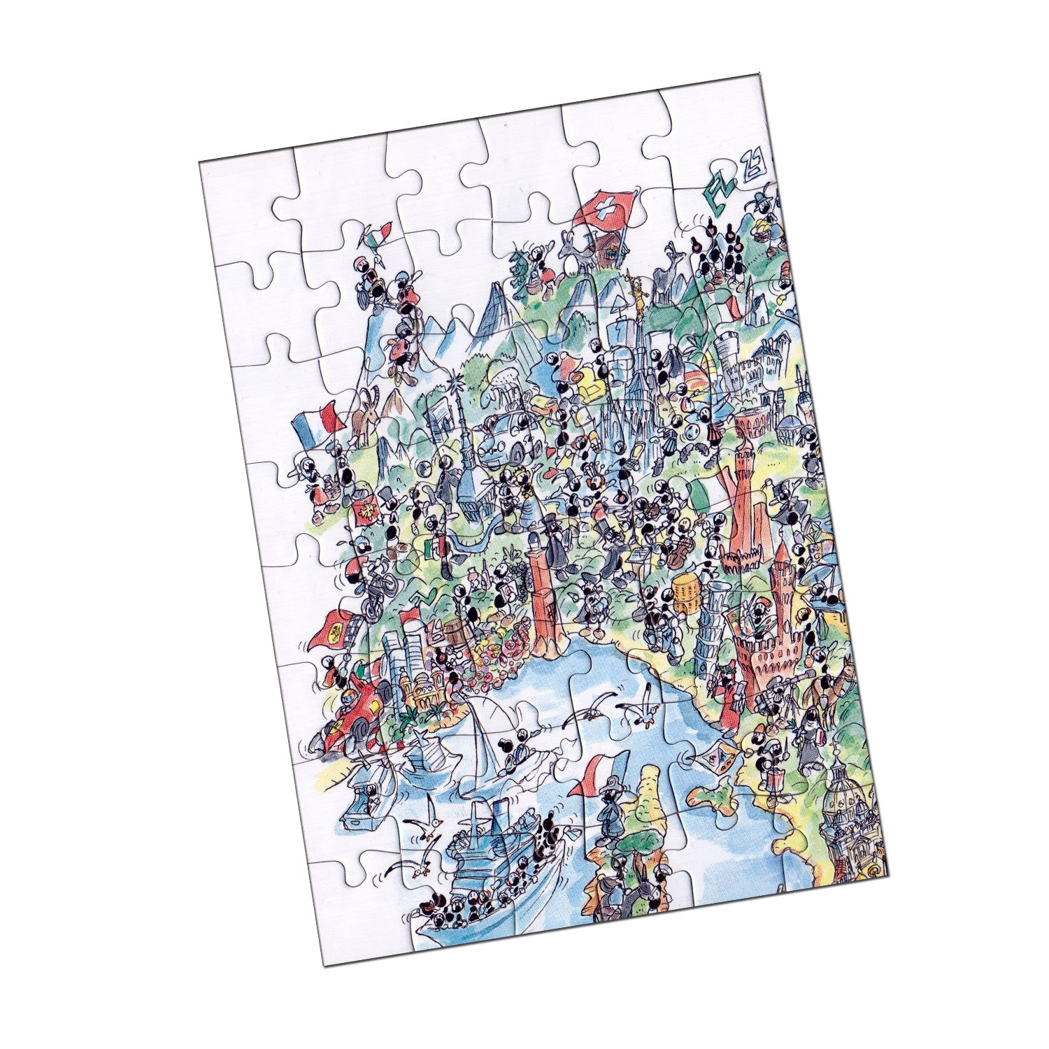 Puzzle ticket "Unification of Italy-Northwest"