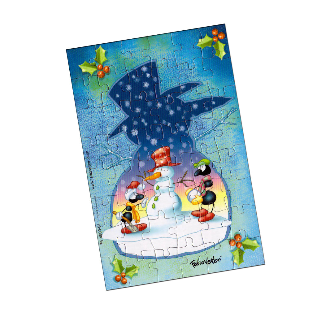 Biglietto Puzzle Natale (FV4800-01)