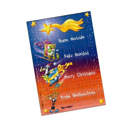 Biglietto Puzzle Natale (FV4800-04)
