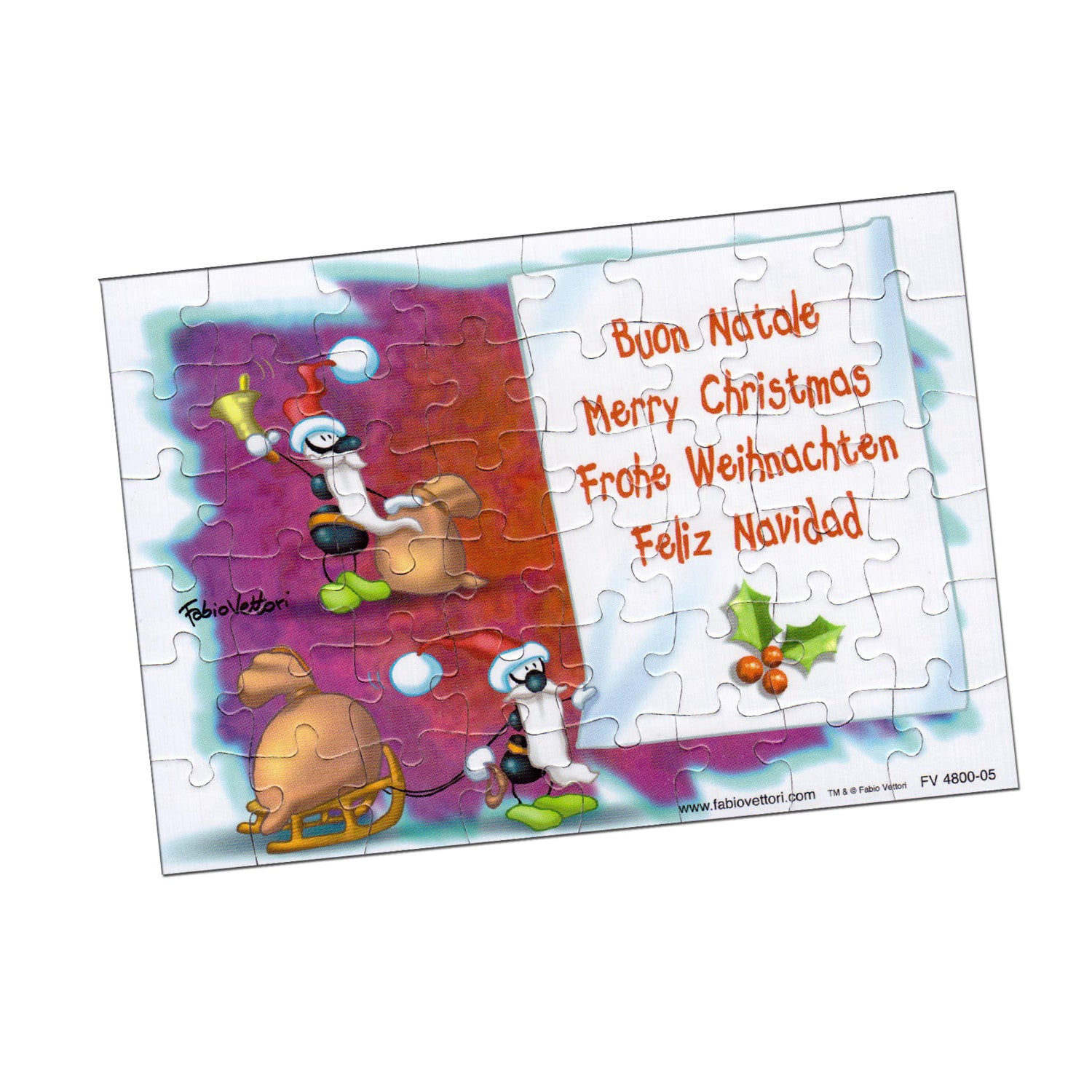 Christmas Puzzle Card (FV4800-05)
