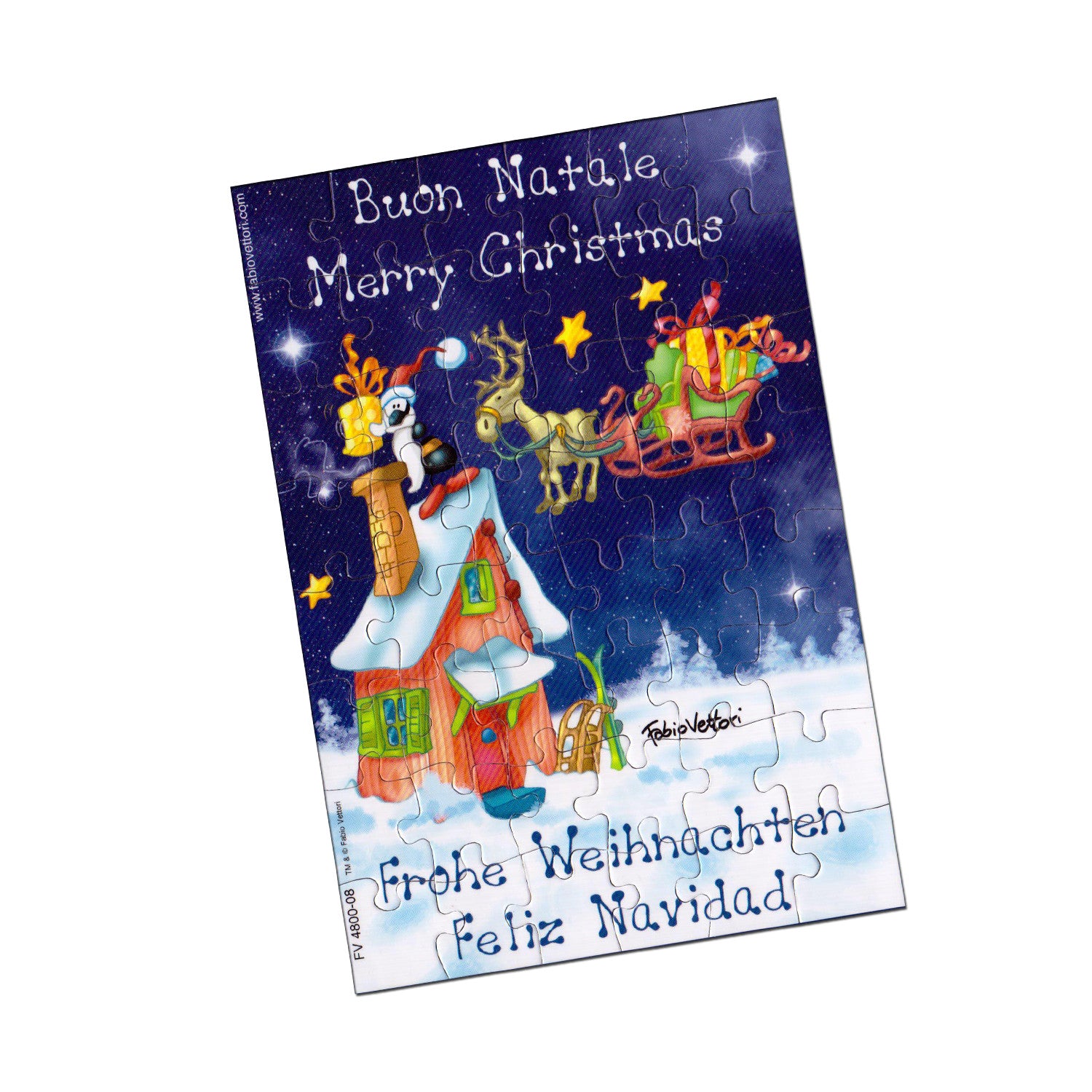 Christmas Puzzle Card (FV4800-08)