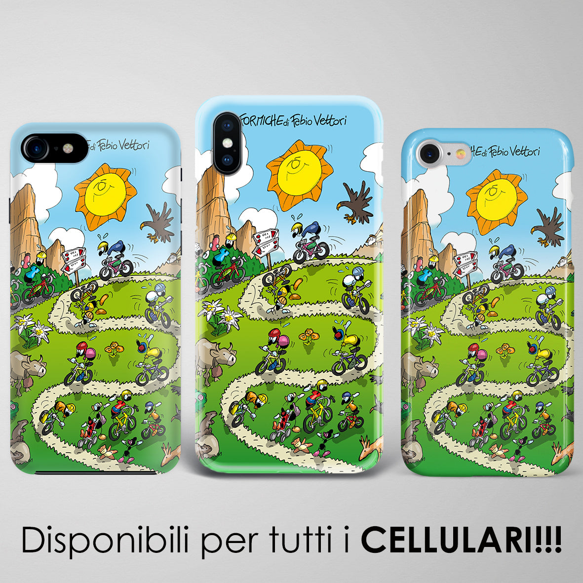 Artistic cover for Smartphone subject "Mountain Bike"