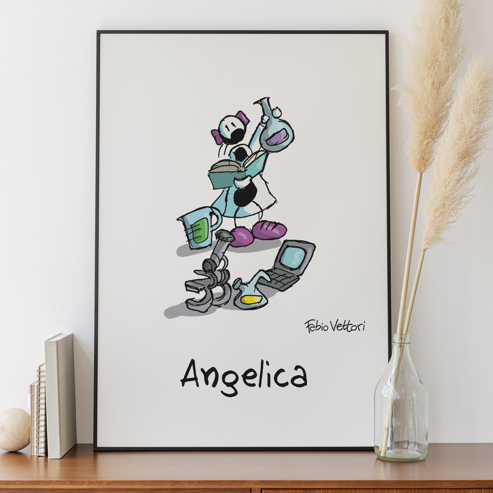 Personalized "Biologist" poster print