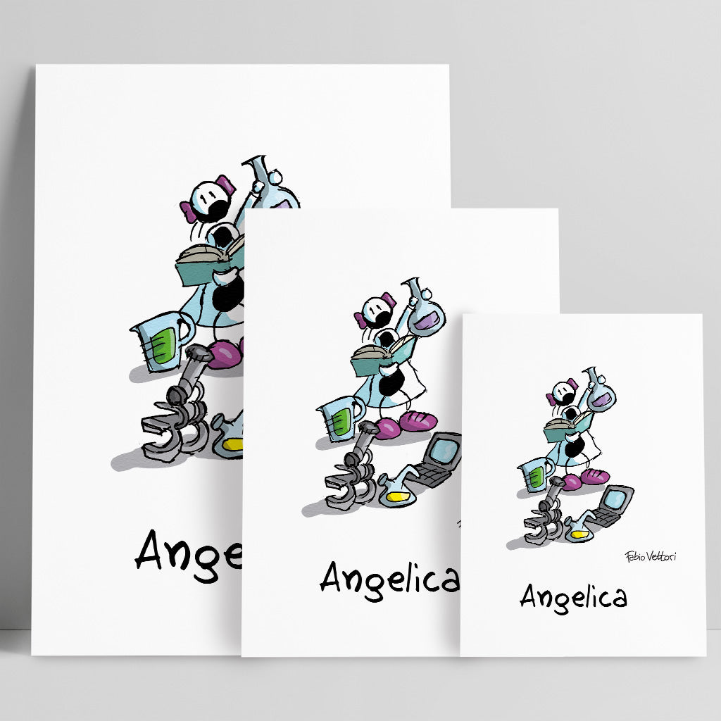 Personalized "Biologist" poster print