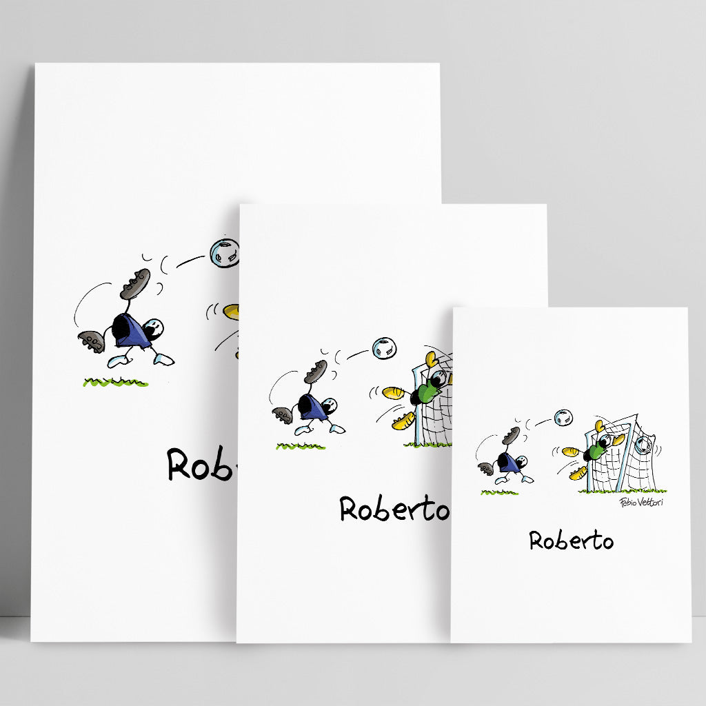 Personalized "Football" poster print