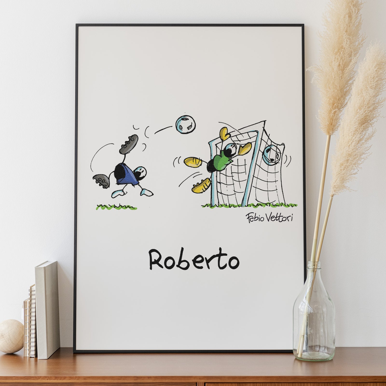 Personalized "Football" poster print