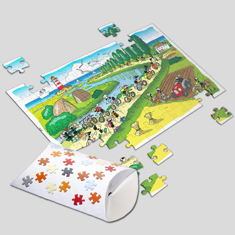 Child puzzle 96 pcs. "Countryside"