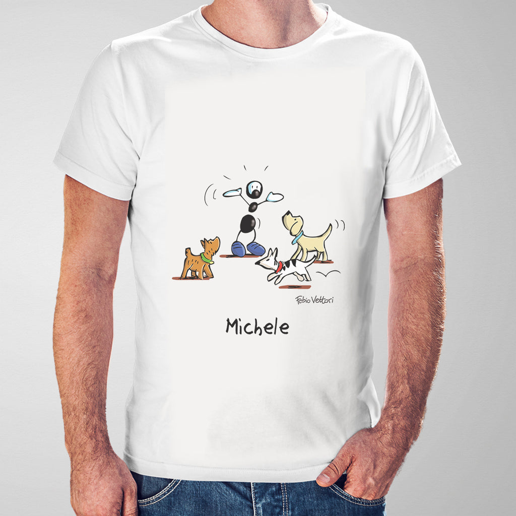 T-Shirt Personalizzata "Cani (Maschio)"