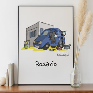 Personalized poster print with the subject "Bodybuilder"