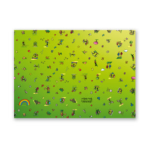 Wrapping Paper "Green Fantasy"
