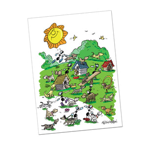 Postcard "Dogs"