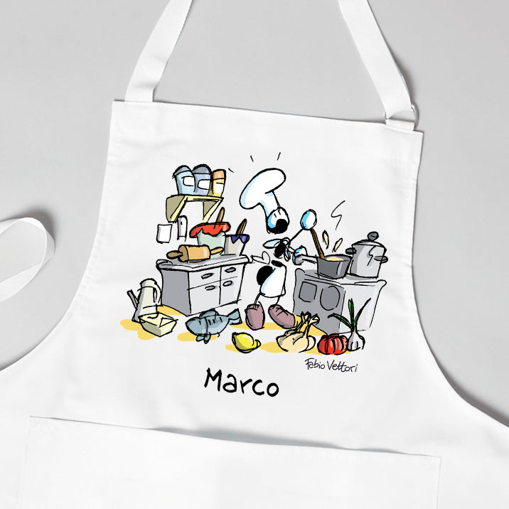 Grembiule bianco Personalizzato