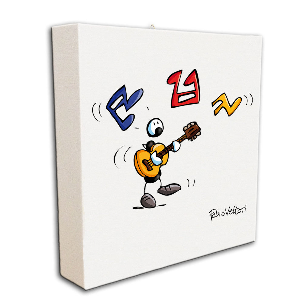 Canvas "Guitarist"