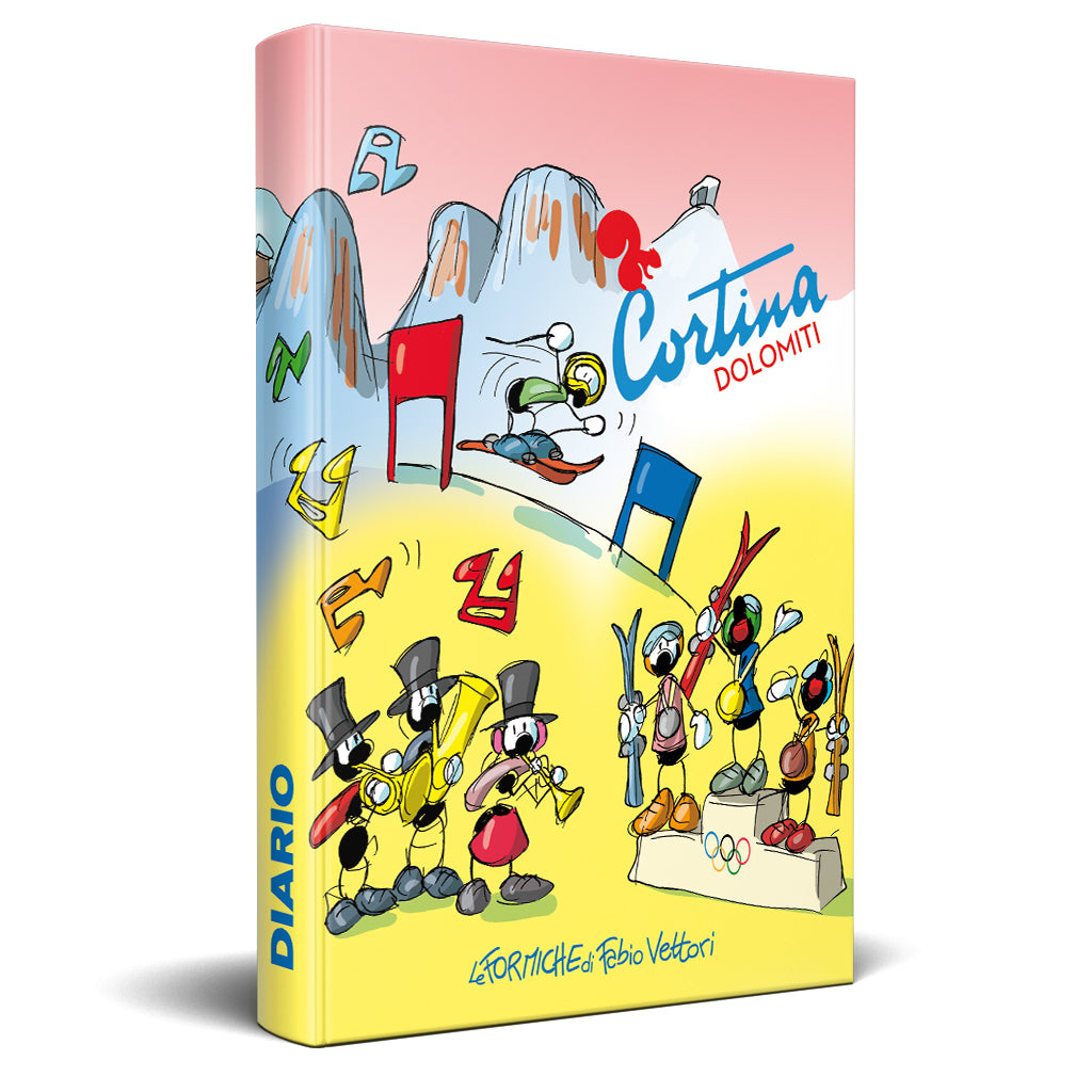 Diario Scolastico Le Formiche di Fabio Vettori soggetto "Cortina-Dolomiti"