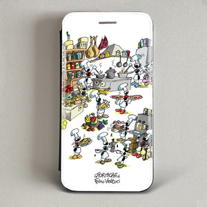 Artistic cover for Smartphone subject "Kitchen" model with "Book" opening